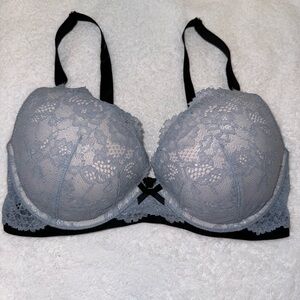 Victoria's Secret Lace Bra - Black and Gray